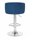 Стул барный DARCY, синий велюр - фото 8904
