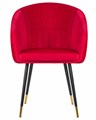Стул обеденный MARY, малиновый велюр - фото 9078