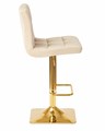 Стул барный GOLDIE, бежевый велюр  - фото 9096