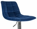 Стул барный TAILOR, синий велюр - фото 9171