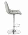 Стул барный TAILOR, серый велюр - фото 9197