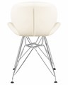 Стул обеденный BUTTERFLY CHROME, ножки хром, цвет кремовый - фото 9307