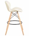 Стул барный BUTTERFLY BAR, ножки светлый бук, цвет кремовый - фото 9313