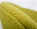 Кресло дизайнерское EMILY, светло-зеленая ткань, хромированная сталь - фото 9444