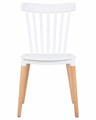 Стул обеденный THEO, ножки светлый бук, цвет белый - фото 9923